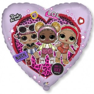 LOL Surprise Rock the Beat Heart Balloon